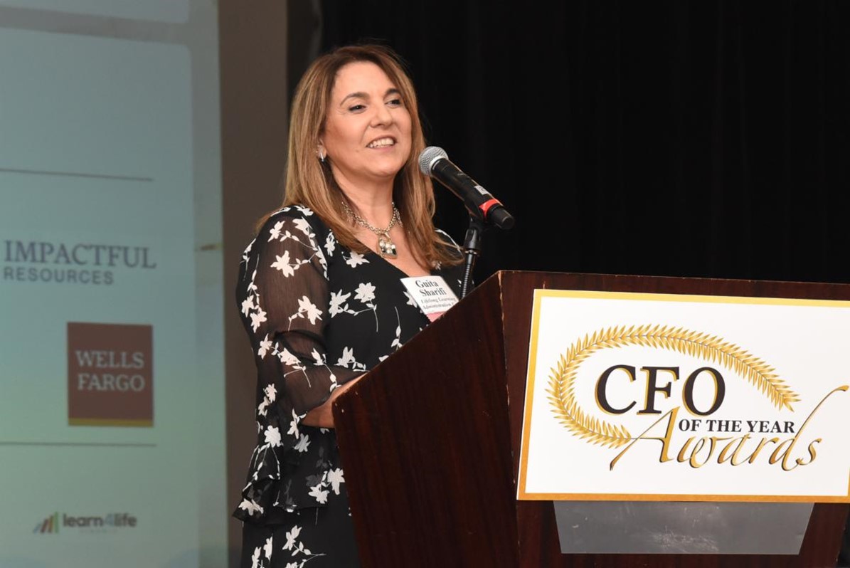 CFO Guita Sharifi Receives Lifetime Achievement Award