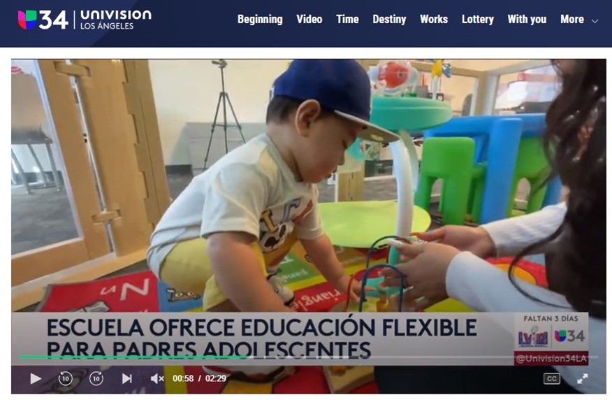 Univision 34: School Option for Teen Parents