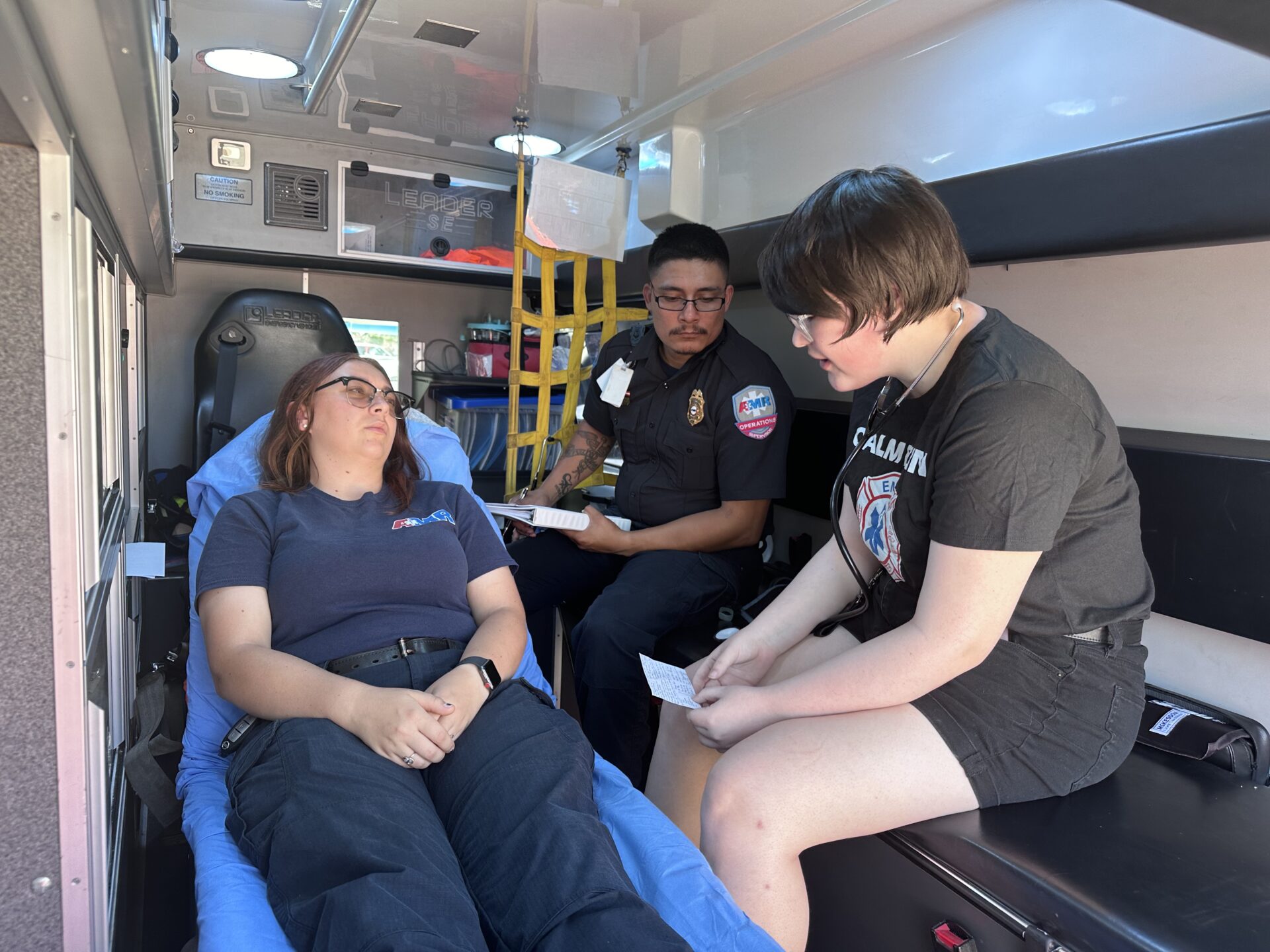 Students in Learn4Life’s EMT program learn to stay calm under pressure